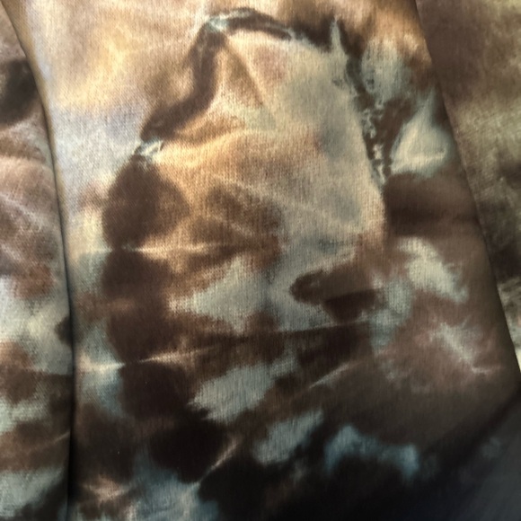 International Concepts slim fit size L tie dye satin feel blazer NWT blue/grey - Picture 6 of 9